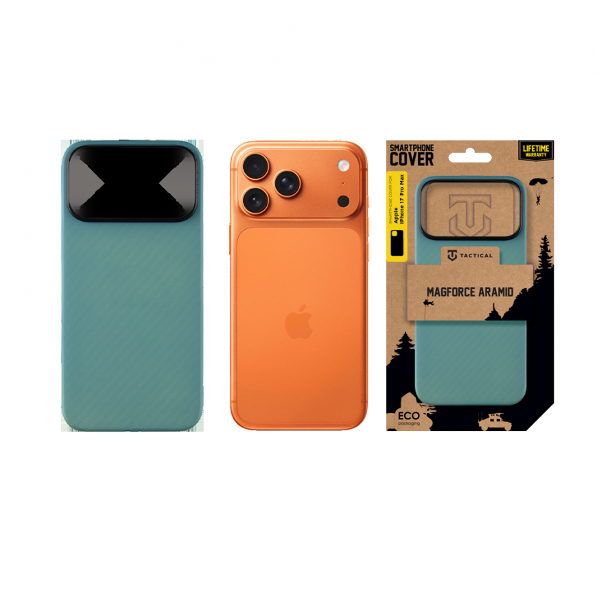 Tactical MagForce Aramid Cover for Apple iPhone 17 Pro Max Blue – 4