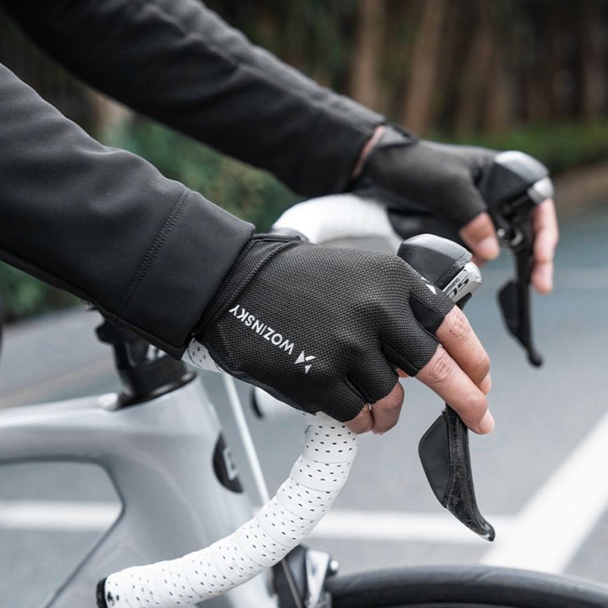 Wozinsky WRR-01M cycling gloves size M - black – 5