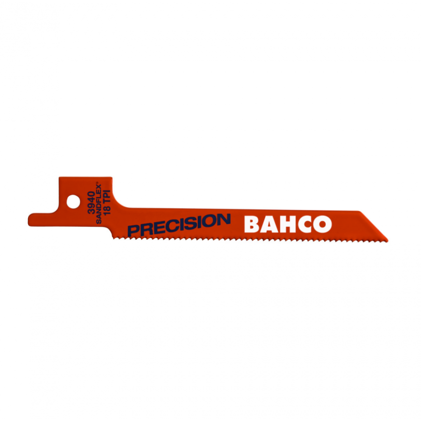 Bahco Tiesinio pjūklo geležtēs Sandflex Bi-Metal 100mm*0.9mm SC 24TPI, vieglajiem metāliem 2gab – 2