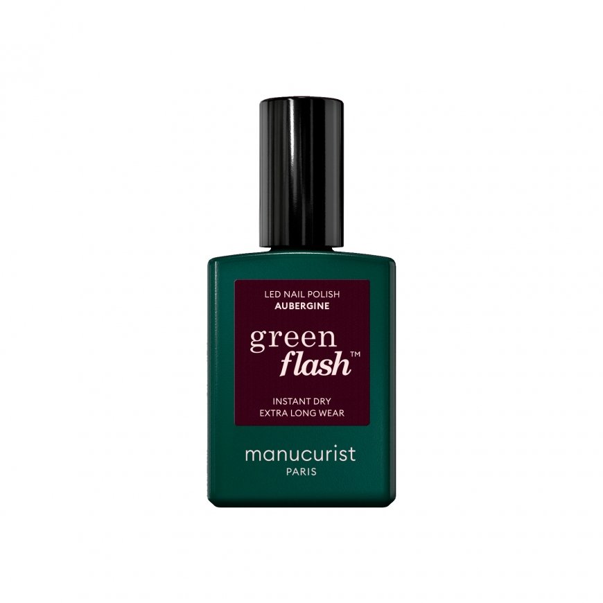 Manucurist Zelený Flash Kynsilakka Aubergine 15ml