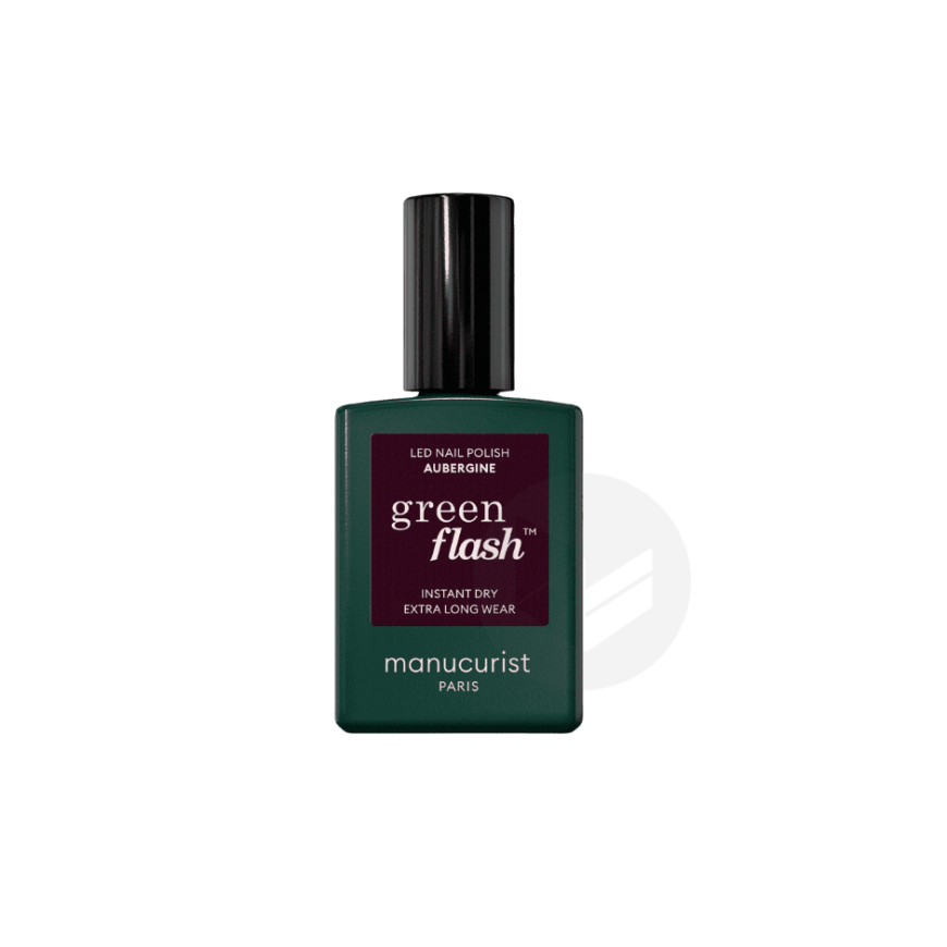 Manucurist Žalias Flash Nagų lakas Aubergine 15ml – 2