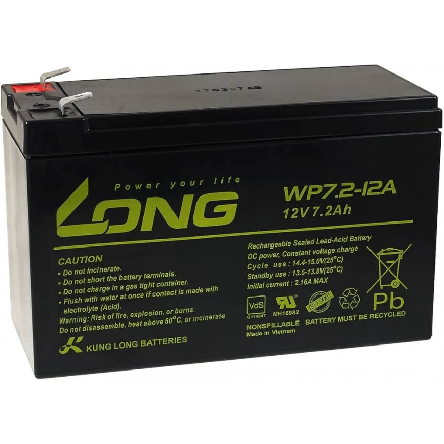 AGM LONG 12V 7.2Ah Battery VdS – 2
