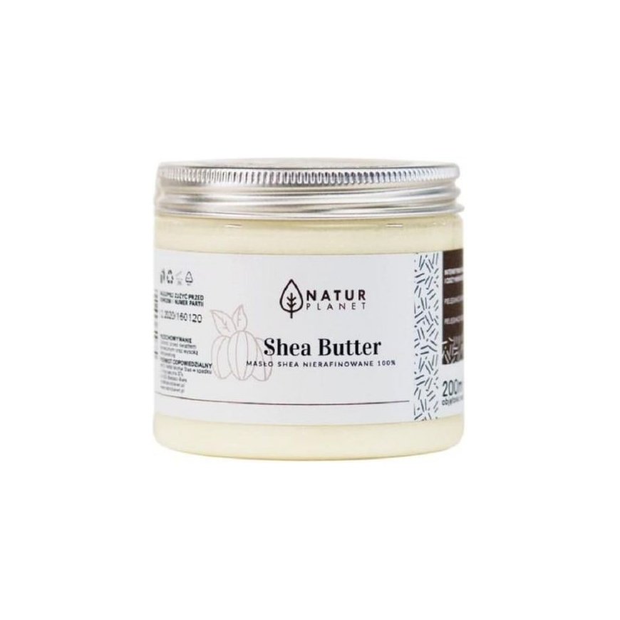 Natur Planet Unrefined Shea Butter, 200 ml – 2
