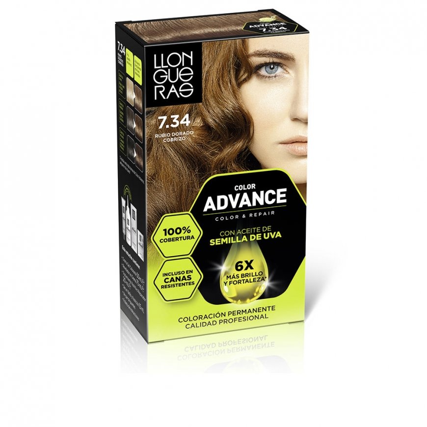 Llongueras COLOR ADVANCE 7,34 - kuldpruun kuldne 1 tk – 2