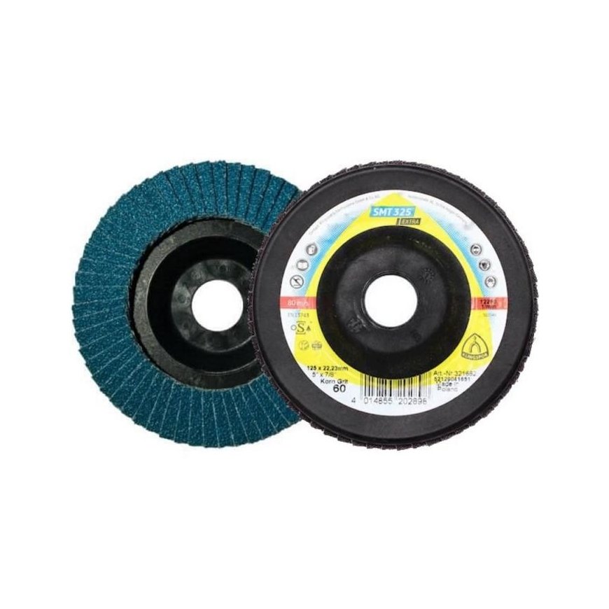 Lapelinis šlifavimo diskas KLINGSPOR Extra SMT 325 125x22,2 60 – 2