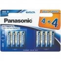 PANASONIC paristokki akku Evolta Platinum LR6EGE/8BW 4+4F AA 1.5V (Läpipainatus 8 kpl.) PANASONIC paristokki akku Evolta Platinum LR6EGE/8BW 4+4F AA 1.5V (Läpipainatus 8 kpl.)