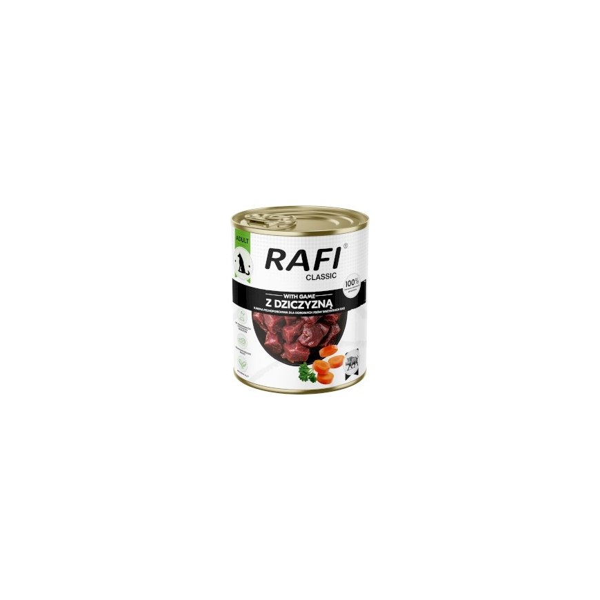 Dolina Noteci Rafi Classic riistalla koiralle 800g – 2