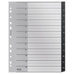 Leitz Recycle rekisteri 1-12, extra leveä