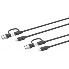 SPEEDLINK SL-460101-BK USB cable USB 3.2 Gen 1 (3.1 Gen 1) 3 m USB A/USB C USB C Black