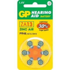 GP Batteries Hearing Aid ZA13 Ühekordne patarei 13 Tsinkõhk