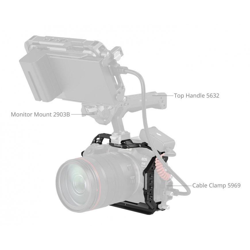 SmallRig 5954 kaameraraam 1/4, 3/8" Must