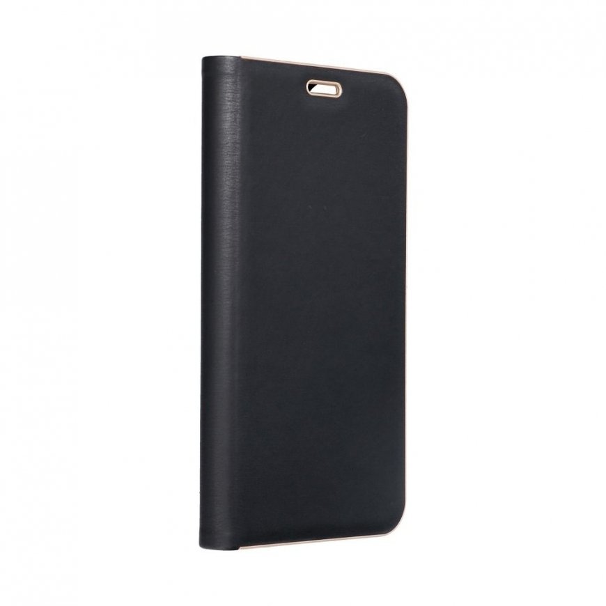 Oem LUNA Book Gold -kotelo Samsung Galaxy A36 5G:lle musta