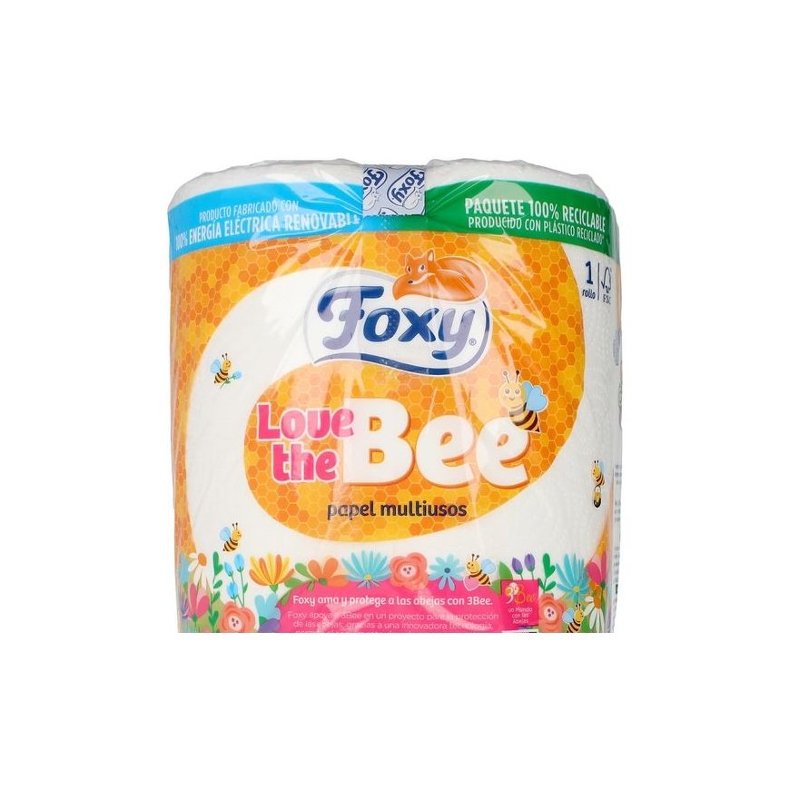 Foxy Love The Bee Jumbo Kitchen Towel 1pc