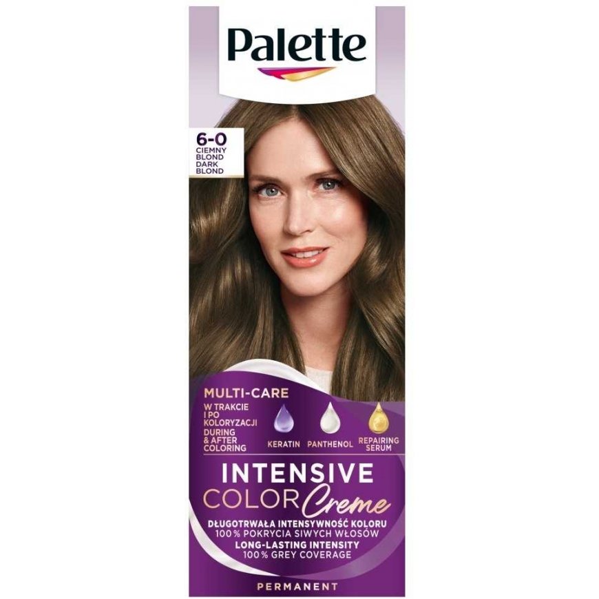 Palette Intensive Color Creme Long-Lasting Intensity 6-0 (N5) Dark Blonde – 2
