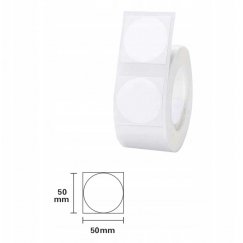 Niimbot etiketės R 50x50mm 150vnt apvalios B21, B21S, B3S, B1
