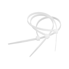 Cable tie 4.8 mm/25 cm white Cabletech 100 pcs.