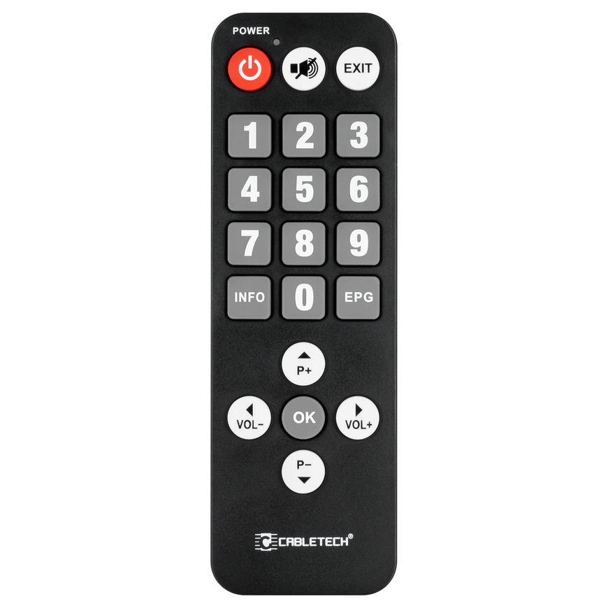 Cabletech Universal DVB-T Remote Control for Seniors – 2