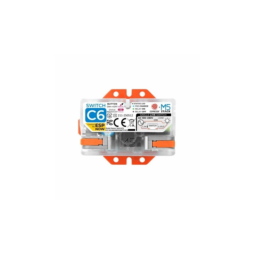 SwitchC6 – controller for managing electrical circuits – ESP32-C6 and WiFi – M5Stack K140 – 2