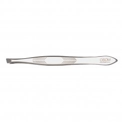 Profesionāla lietošanas pincete OSOM Professional Stainless Steel Tweezers OSOMPT07, slīps, 89 mm