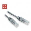 LYNX UTP connection cable Cat5e, PVC, CCA, 0.3 m, gray (pack of 10 pieces) LYNX UTP connection cable Cat5e, PVC, CCA, 0.3 m, gray (pack of 10 pieces)