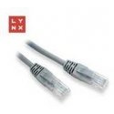 LYNX UTP connection cable Cat5e, PVC, CCA, 0.3 m, gray (pack of 10 pieces) LYNX UTP connection cable Cat5e, PVC, CCA, 0.3 m, gray (pack of 10 pieces)