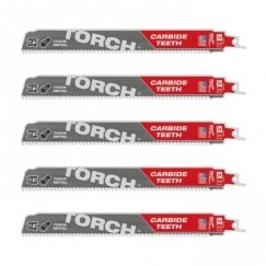 Аксессуары Milwaukee Пилы с твердосплавными зубьями MILWAUKEE TCT Torch 230 мм 8tpi, 5 шт.
