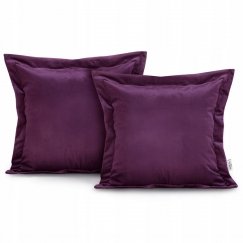 CUS/AH/VELVET/PLUM/SIDE/45X45*2