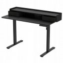 Spacetronik Electric Height Adjustable Desk with Shelves SPEF134BM Spacetronik Electric Height Adjustable Desk with Shelves SPEF134BM