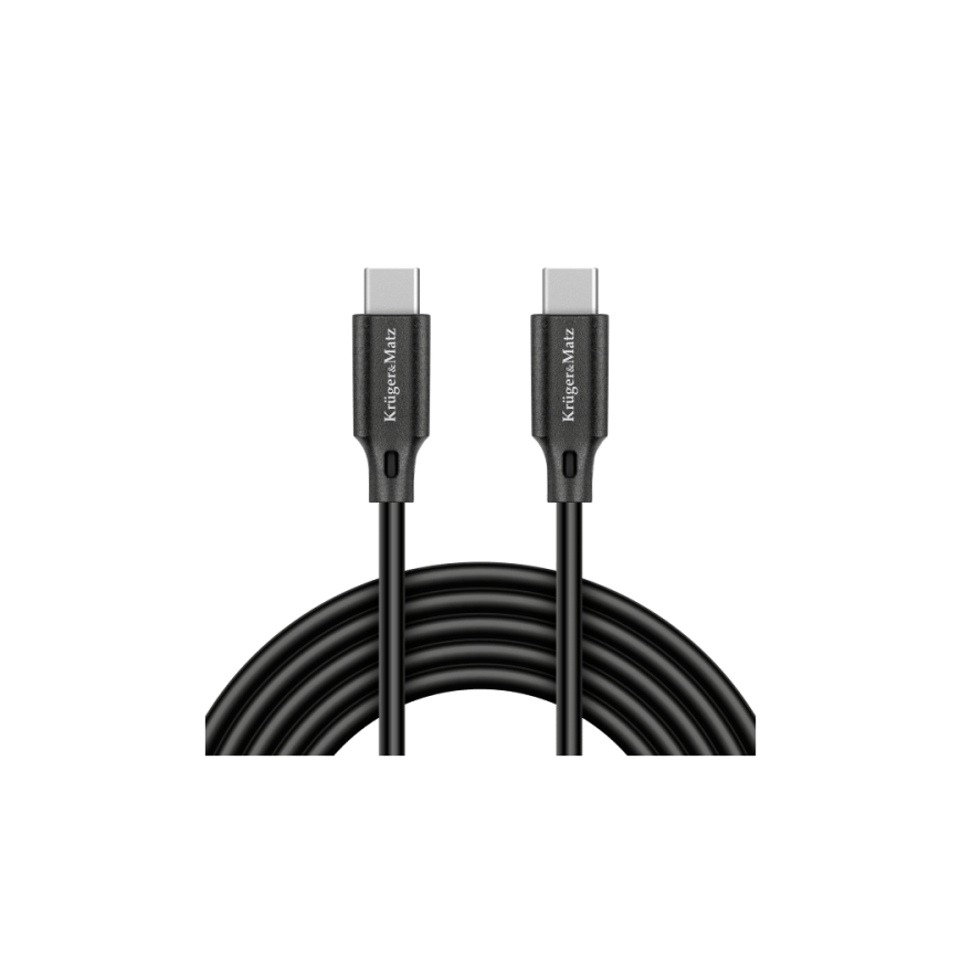 USB C - USB C -kaapeli 100W Kruger & Matz Basic 1m