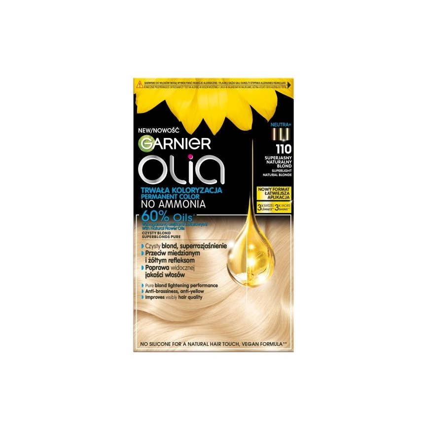 Garnier Color Naturals Creme 110 Super Light Natural Vaalea hiusvärjäys vaaleille hiuksille – 2