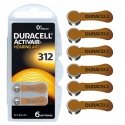 Rayovac Duracell vienašalės cinko-oro baterijos ZA, 6 pakuotė Rayovac Duracell vienašalės cinko-oro baterijos ZA, 6 pakuotė