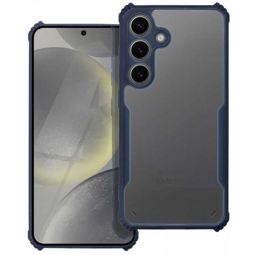 LUNA Book Carbon dėklas, skirtas SAMSUNG S26 Edge, juodas – 2