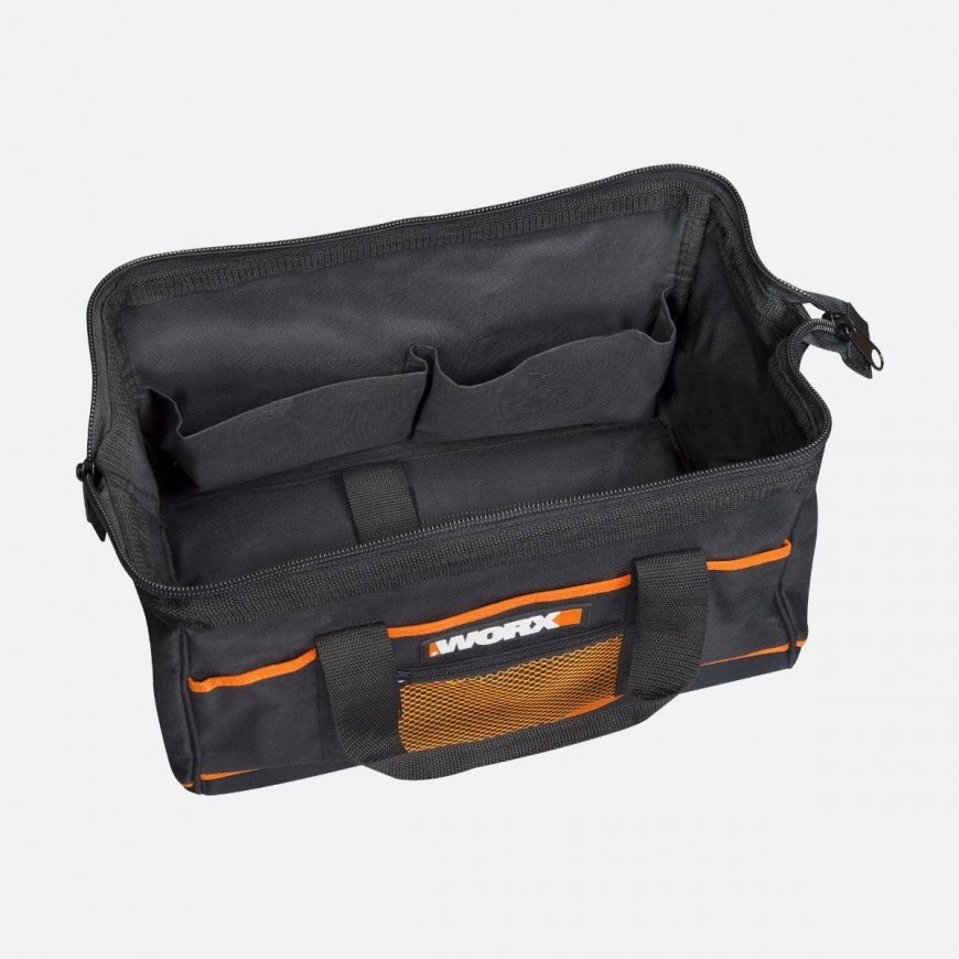 WORX Zippered Tool Bag with Interior and Exterior Pockets – 5