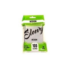 Lautapelit Sleevy MEDIUM – Clear (100 sleeves 57x89 mm)