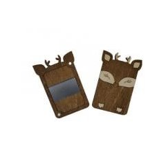 Kind Fox by Wizardi Yuliya Ausianikava individual activity according to certificate No. 1201908 Wooden needle case "Blue Balloon