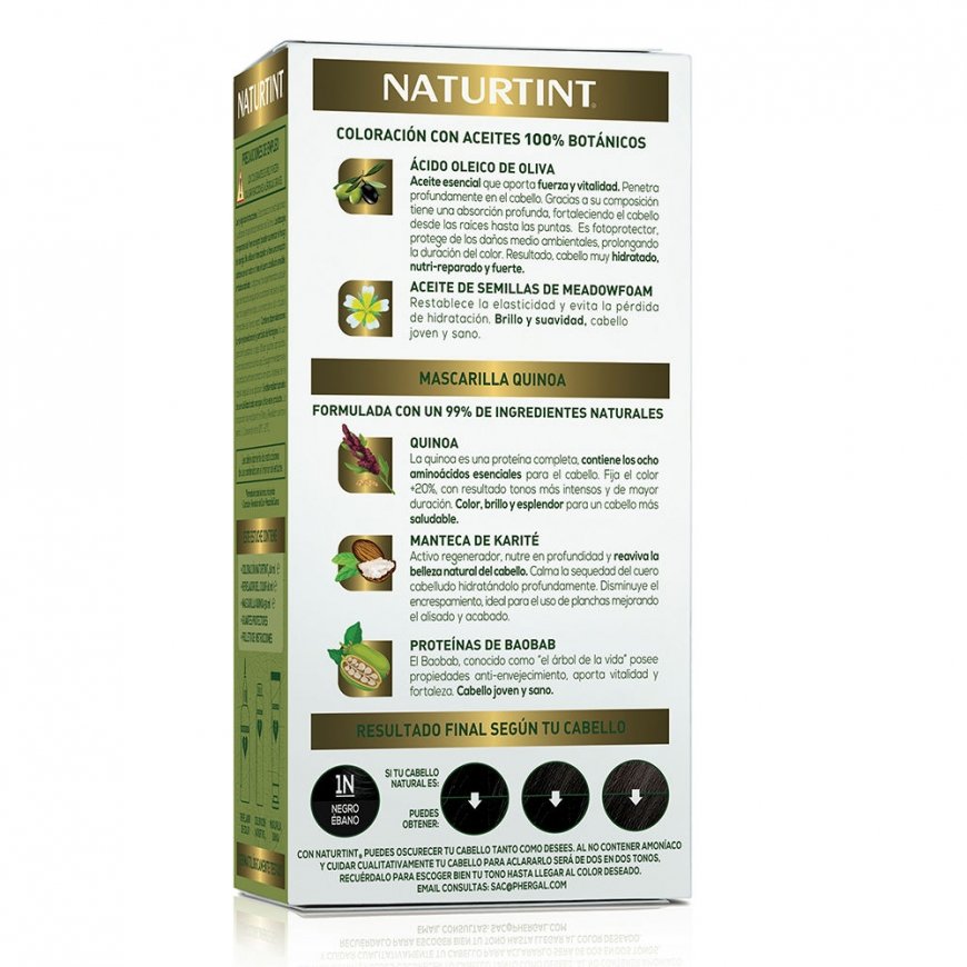 Naturtint hiukset väri ilman ammoniakkia 4 d. – kiiltävä tumma ruskea sävy, 170 ml – 2