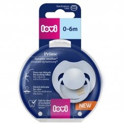 LOVI silikoninis dinaminis čiulptukas Prime, Baby Mėlyna, 0-6m, 1 vnt., 34/416