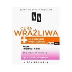 AA jautrią odą raminantis dirginimas, 50 ml