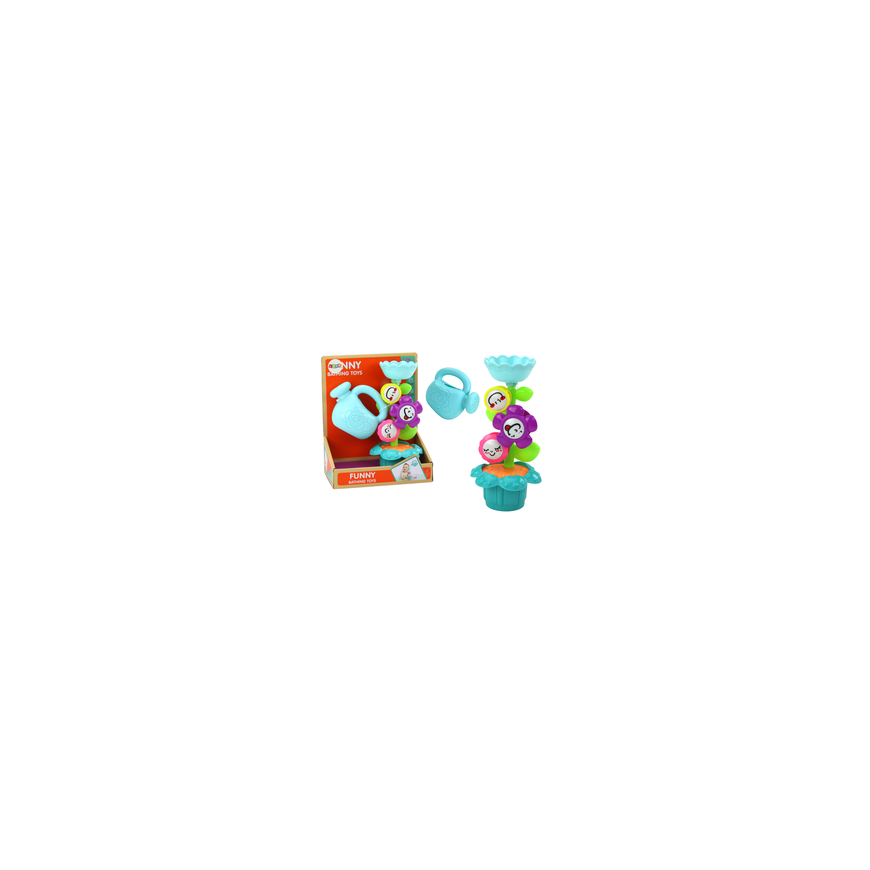 Lean Toys Vonios žaislas antis su malūnėliu – 2