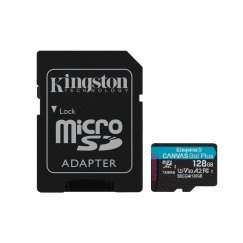 Kingston Technology Canvas Go! Plus 128 GB MicroSD UHS-I Klass 10