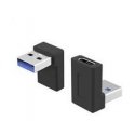 „PremiumCord“ 90° išlenktas USB-C lizdas į A tipo USB 3.0 kištuką „PremiumCord“ 90° išlenktas USB-C lizdas į A tipo USB 3.0 kištuką