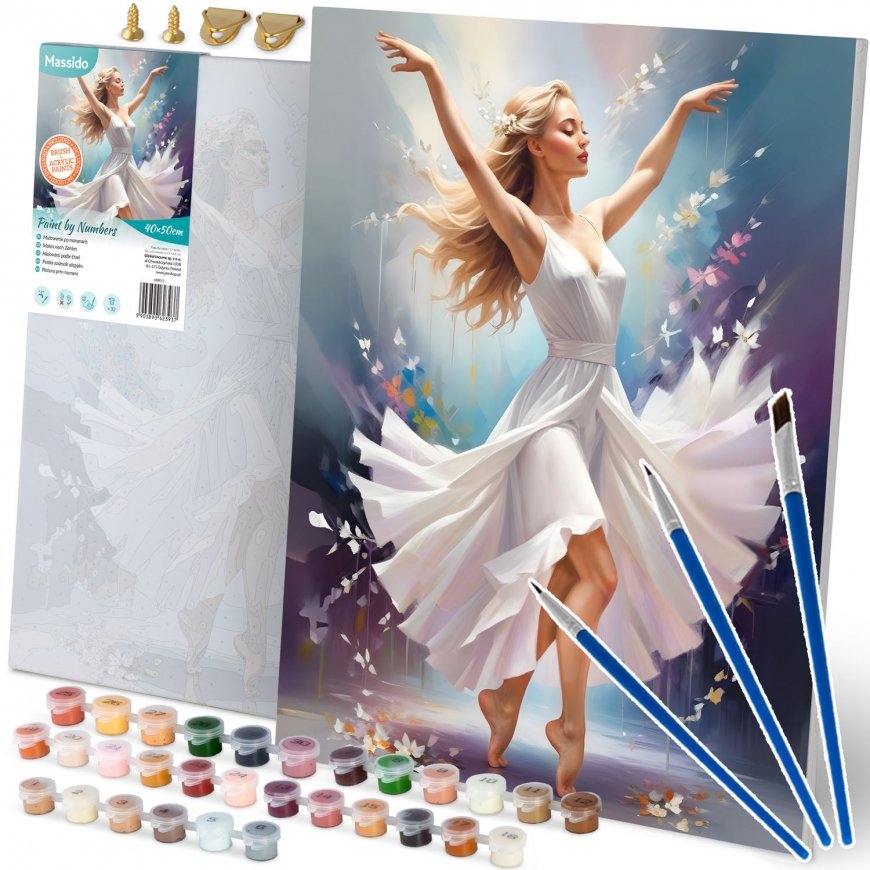 Painting by numbers canvas 40x50 cm Massido Dancer