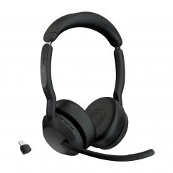 Jabra Evolve2 55 Laisvų rankų įranga Bevielis Su lankeliu Biuras / skambučių centras Bluetooth Įkrov