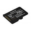 Kingston Technology 256 Gt microSDXC Canvas Select Plus Gen3 150 MB/s A1 -kortti + sovitin