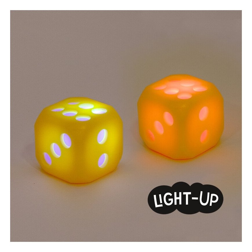 Trendhaus Design&Art - Light-Up Dice - 4 cm (1 pc, 4 designs) – 2