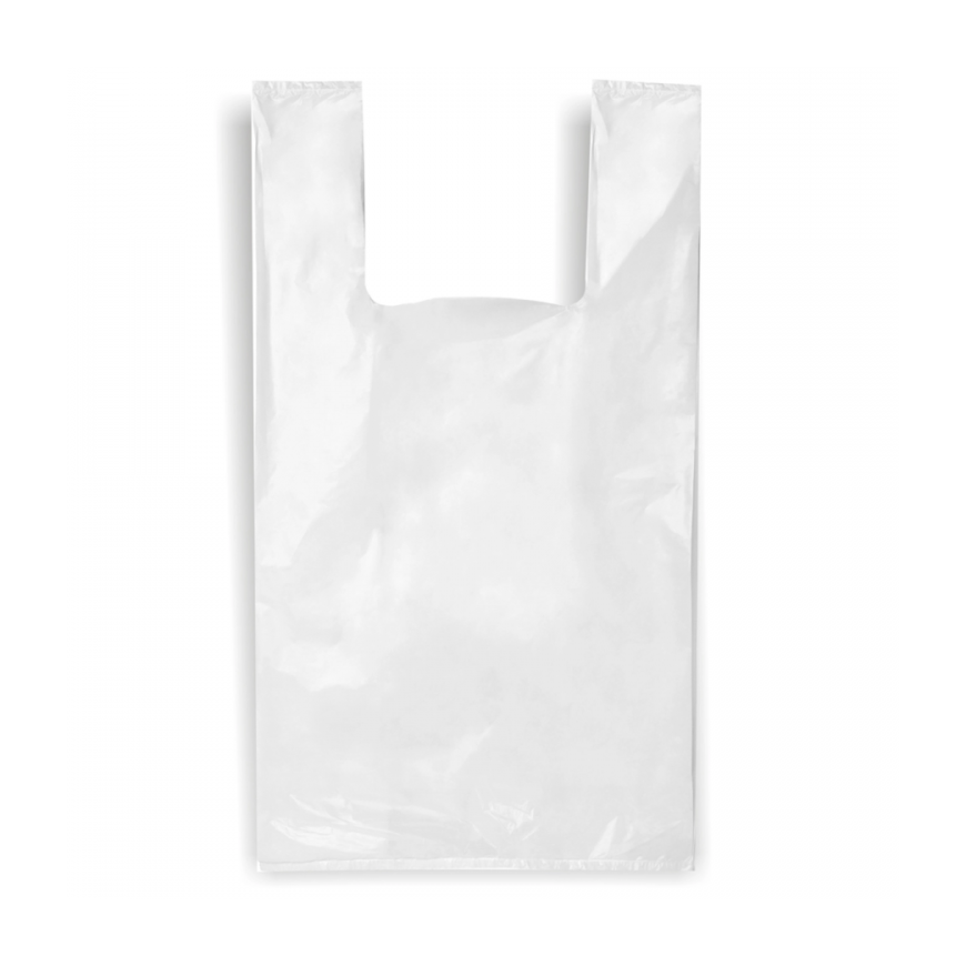 Volunta Pak Fasavimo maišeliai su rankenėlėmis, 40 / 10 x 65 cm, 25 mk, balti, 100 vnt., 1,6 kg