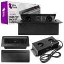 Spacetronik SPS-D24CB выдвижная настольная розетка