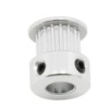 Oem 20T pulley 6 mm GT2 for timing belt - 5 mm hole Oem 20T pulley 6 mm GT2 for timing belt - 5 mm hole