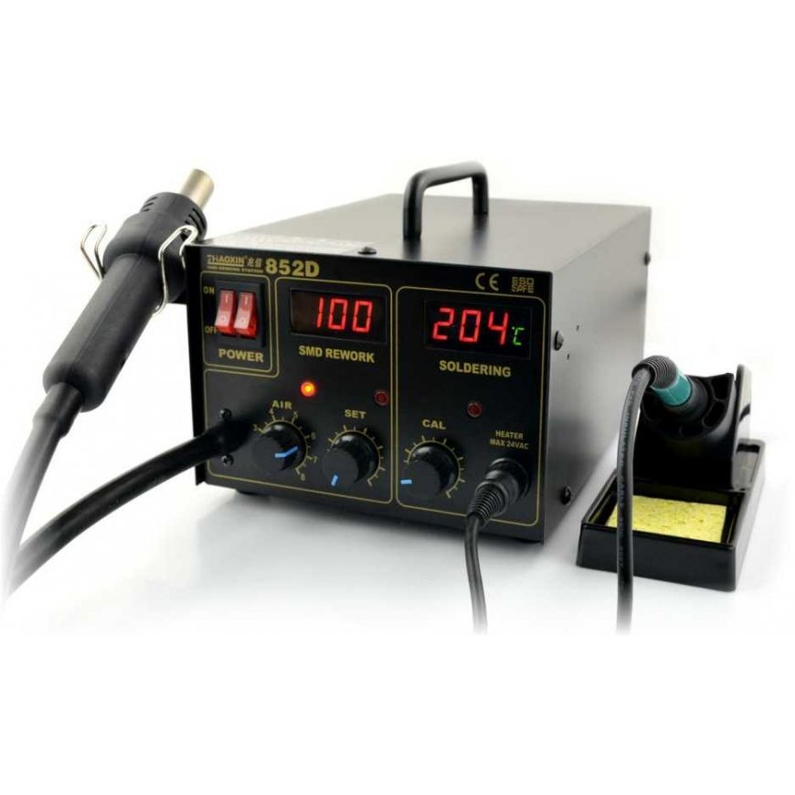 Oem Litavimo stacija 2in1 Zhaoxin 852D+