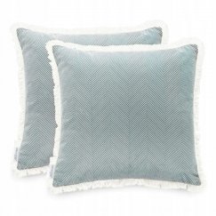Dekoratīvais spilvendrāna AmeliaHome CLEAR 2 gab. 45x45 cm, krāsa: zaļa